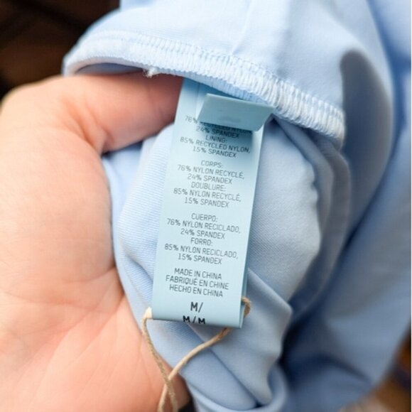 NWT SKIMS Swim Sarong Skirt Cover Up Midi Iris Blue M - Picture 12 of 12